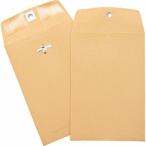 Business Source Heavy-duty Clasp Envelopes - Clasp - #35 - 5" Width x 7 1/2" Length - 28 lb - Clasp