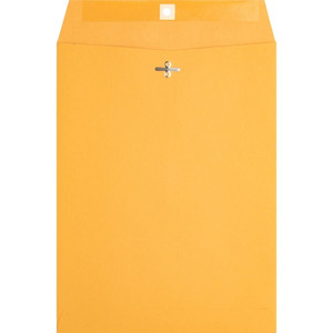 Business Source Heavy-duty Clasp Envelopes - Clasp - #90 - 9" Width x 12" Length - 28 lb - Clasp