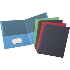 Business Source Letter Recycled Pocket Folder (BSN78502) View Product Image