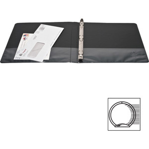 Business Source Round Ring View Binder (BSN09954BD) View Product Image