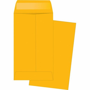 Business Source Small Coin Kraft Envelopes - Coin - #3 - 2 1/2" Width x 4 1/4" Length - 20 lb - Gummed