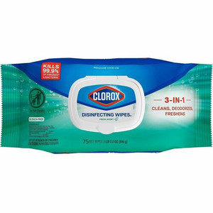 Clorox Disinfecting Cleaning Wipes Flex Pack - Fresh - White - 75/Pack