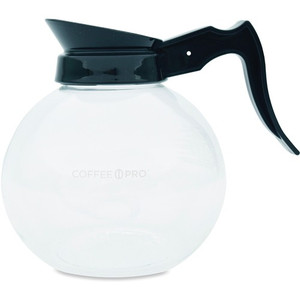 Coffee Pro 12-cup Glass Decanter - Clear - Glass, Plastic Body