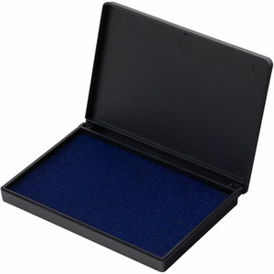 Charles Leonard Nontoxic Foam Ink Pads - 2.8" Width x 4.3" Length - Foam Pad - Blue Ink - Blue