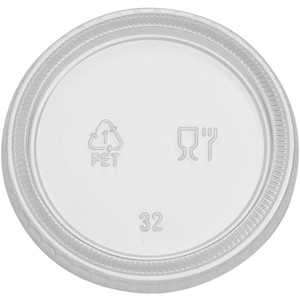 Dixie Portion Cup Lids By Gp Pro (DXEPL40CLEAR) Product Image 