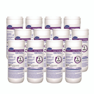 Diversey Oxivir TB Disinfectant Wipes, 7 x 6, White, 60/Canister, 12 Canisters/Carton