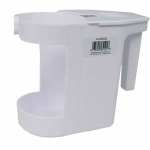 Genuine Joe Toilet Bowl Mop Caddy - White