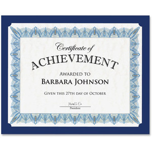 Geographics Recycled Certificate Holder - Navy - 30% Recycled - (GEO47835)
