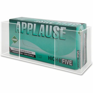 Kantek Single Glove Box Dispenser - 5.3" Height x 10.3" Width x 3.8" Depth - Acrylic - Clear