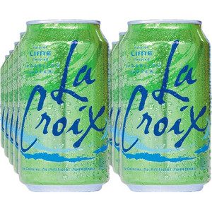LaCroix Lime Flavored Sparkling Water - Ready-to-Drink - 12 fl oz (355 mL) - Lime - 12/Pack
