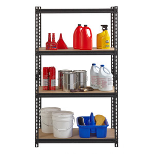 Lorell 2,300 lb Capacity Riveted Steel Shelving (LLR59696) View Product Image
