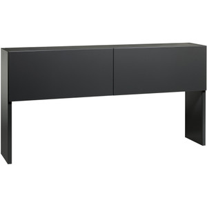 Lorell Charcoal Steel Desk Series Stack-on Hutch (LLR79168) View Product Image