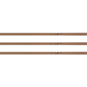 Lorell Cork Strip Bulletin Bars - 18" Board Width - Cork Surface - Self-healing, Fade Resistant, Self-sealing - Anodized Aluminum Frame