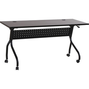 Lorell Flip Top Training Table - Rectangle Top - Four Leg Base - 4 Legs - 60" Table Top Width x 23.50" Table Top Depth - 29.50" Height x 59" Width x 23.63" Depth - (LLR60733)