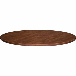 Lorell Essentials Conference Tabletop - Cherry Round Top - Contemporary Style - 41.75" Table Top Width x 41.75" Table Top Depth x 1.25" Table Top Thickness x 42" Table Top Diameter - 1" Height - Conferencing