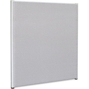 Lorell Panel System Partition Fabric Panel - 48.8" Width x 60" Height - Steel Frame - Gray
