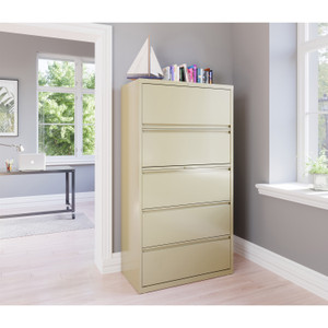 Lorell Lateral File - 5-Drawer (LLR60441) Product Image 