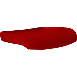 Lorell Removable Mesh Seat Cover - 19" Length x 19" Width - Polyester Mesh - Red