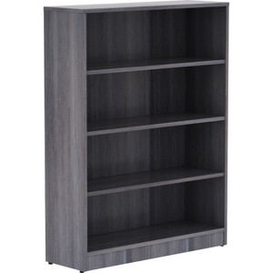 Lorell Weathered Charcoal Laminate Bookcase (LLR69566)