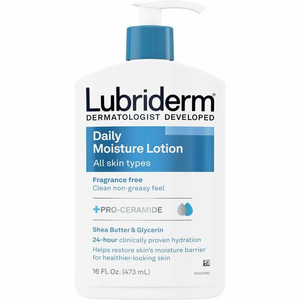 Lubriderm Daily Moisture Lotion - Lotion - 16 fl oz - For Dry, Normal Skin - Applicable on Body - Moisturising, Non-greasy, Fragrance-free, Absorbs Quickly