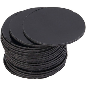 MasterVision Magnetic Color Coding Dots - 3/4" Diameter - Round - Black - Vinyl