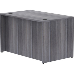 Lorell Weathered Charcoal Laminate Desking Desk Shell (LLR69548) View Product Image