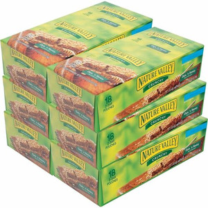 NATURE VALLEY Oats/Honey Granola Bar - Oats 'n Honey - 1.50 oz - 18/Box