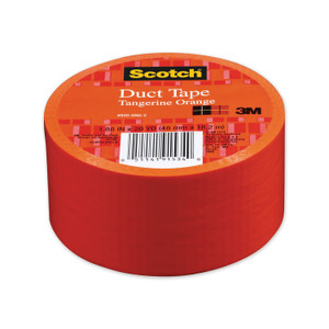 Scotch Duct Tape, 1.88" x 20 yds, Tangerine Orange