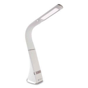 OttLite Wellness Series Recharge LED Desk Lamp, 10.75" to 18.75" High, White