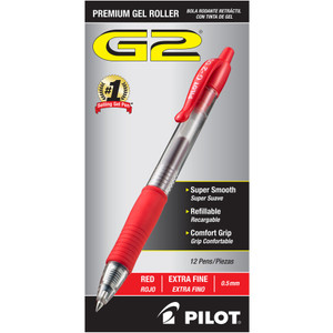 Pilot G2 Retractable XFine Gel Ink Rollerball Pens (PIL31105) View Product Image