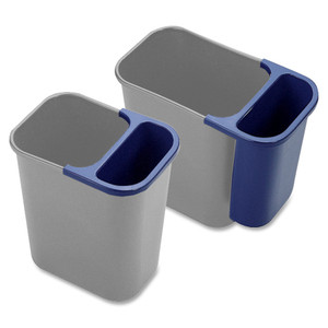 Rubbermaid Commercial Saddlebasket Recycling Side Bin (RCP295073) View Product Image
