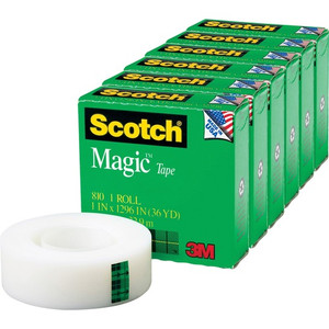 Scotch Invisible Magic Tape (MMM81011296PK) View Product Image