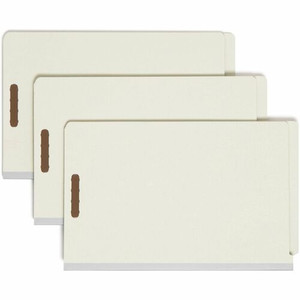 Smead Legal Recycled Classification Folder - 8 1/2" x 14" - 2" Expansion - 6 x 2K Fastener(s) - End Tab Location - 2 Divider(s)