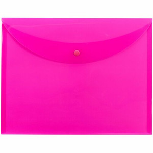 Smead Letter Filing Envelope - 8 1/2" x 11" - Pink