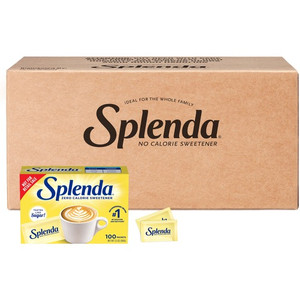 Splenda No Calorie Sweetener Packets - 0.035 oz (1 g) - Artificial Sweetener - 100/Box