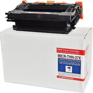 MicroMICR CORP MICR Toner Cartridge, f/ HP 37X, 25,000 Pg Yield, BK (MCMMICRTHN37X) Product Image 
