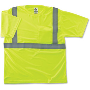 Ergodyne Class 2 Reflective Lime T-Shirt - EGO21503