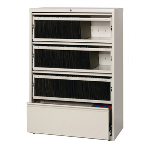 Lorell Lateral File, RCD, 4-Drawer, 36"x18-5/8"x52-1/2", Putty (LLR43510) View Product Image