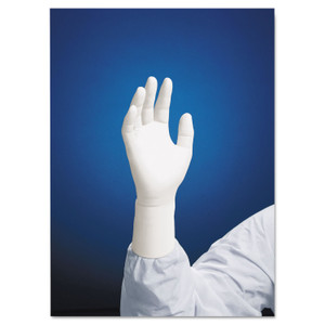 Kimtech G5 Nitrile Gloves, Powder-Free, 305 mm Length, Large, White, 1,000/Carton (KCC56883) View Product Image