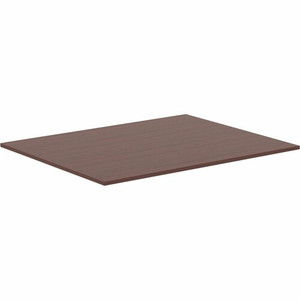 Lorell Revelance Conference Rectangular Tabletop - 1" Height x 59.9" Width x 47.3" Depth x 1" Thickness - Material: Laminate - Finish: Mahogany