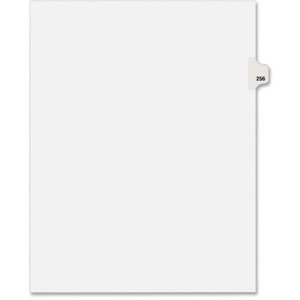 Avery Side Tab Individual Legal Dividers - 25 x Divider(s) - Side Tab(s) - 256 - 1 Tab(s)/Set - 8.5" Divider Width x 11" Divider Length