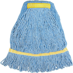 Genuine Joe Synthetic Blend Small Mophead - Rayon, Cotton - (GJOSBL1BCT)