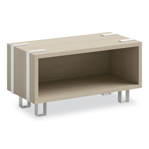 Safco Ready Home Office Small Stackable Storage, 1-Shelf, 24w x 12d x 12.25h, Beige/White
