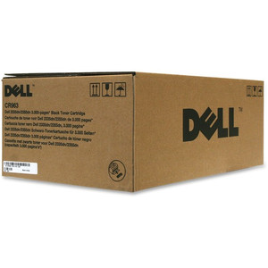 Dell Computer Toner Cartridge, f/2335/2355, 3000 Page Yield, Black (DLLCR963) Product Image 