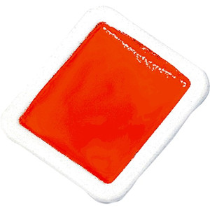 Prang Half-Pan Watercolors Refill - Red Orange