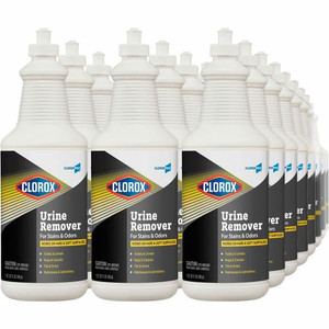 CloroxPro&trade Pull-Top Urine Remover for Stains and Odors - 32 fl oz (1 quart) - Bleach-free - White - (CLO31415BD)