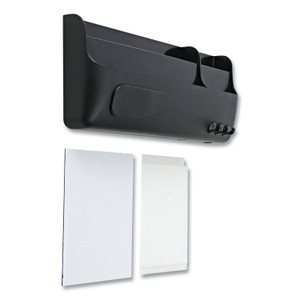 MasterVision Magnetic SmartBox Organizer, 9" x 4" x 4", Black