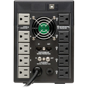 Tripp Lite UPS 1500VA 810W Battery Back Up Tower LCD USB 120V ENERGY STAR V2.0 (TRPOMNI1500LCDT) View Product Image