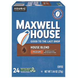 Maxwell House House Blend Coffee K-Cups, 24/Box