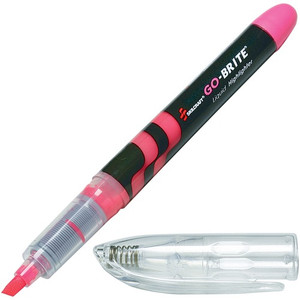 SKILCRAFT Free-Ink Fluorescent Highlighter (NSN4612667) View Product Image